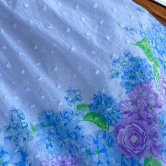 Tommy Bahama Dress Girls Size 2T Ruffled Clipped Swiss Dot Garden Floral - Picture 7 of 11